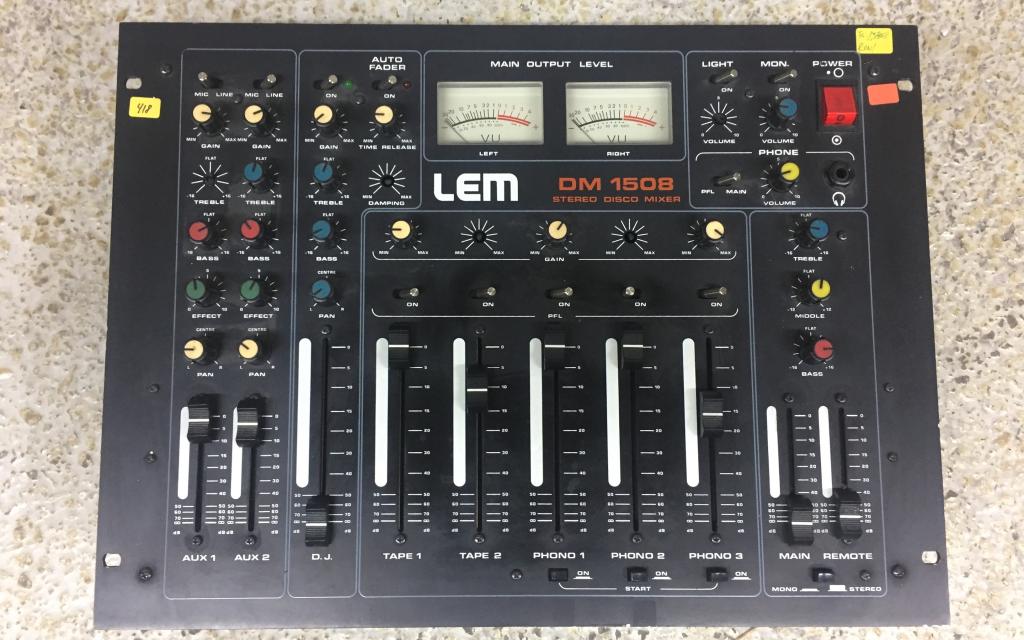 LEM DM 1508 Stereo Disco Mixer smem